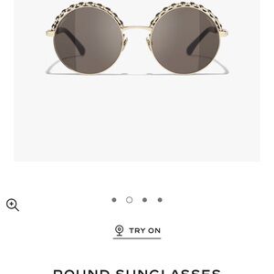 CHANEL Round Sunglasses